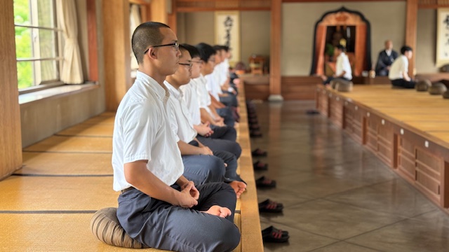 ３学年 坐禅錬成