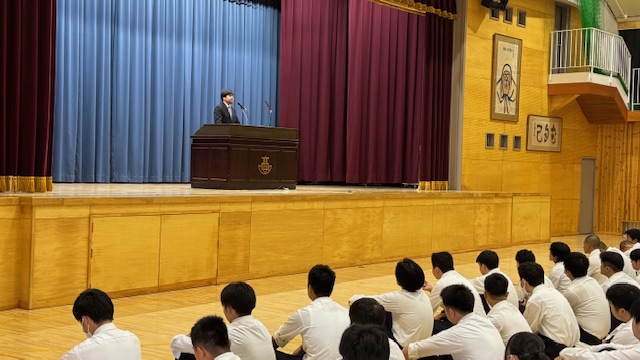 １０月 定例朝礼