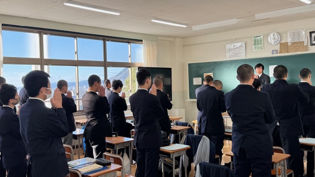 令和７年度 ３学期始業式